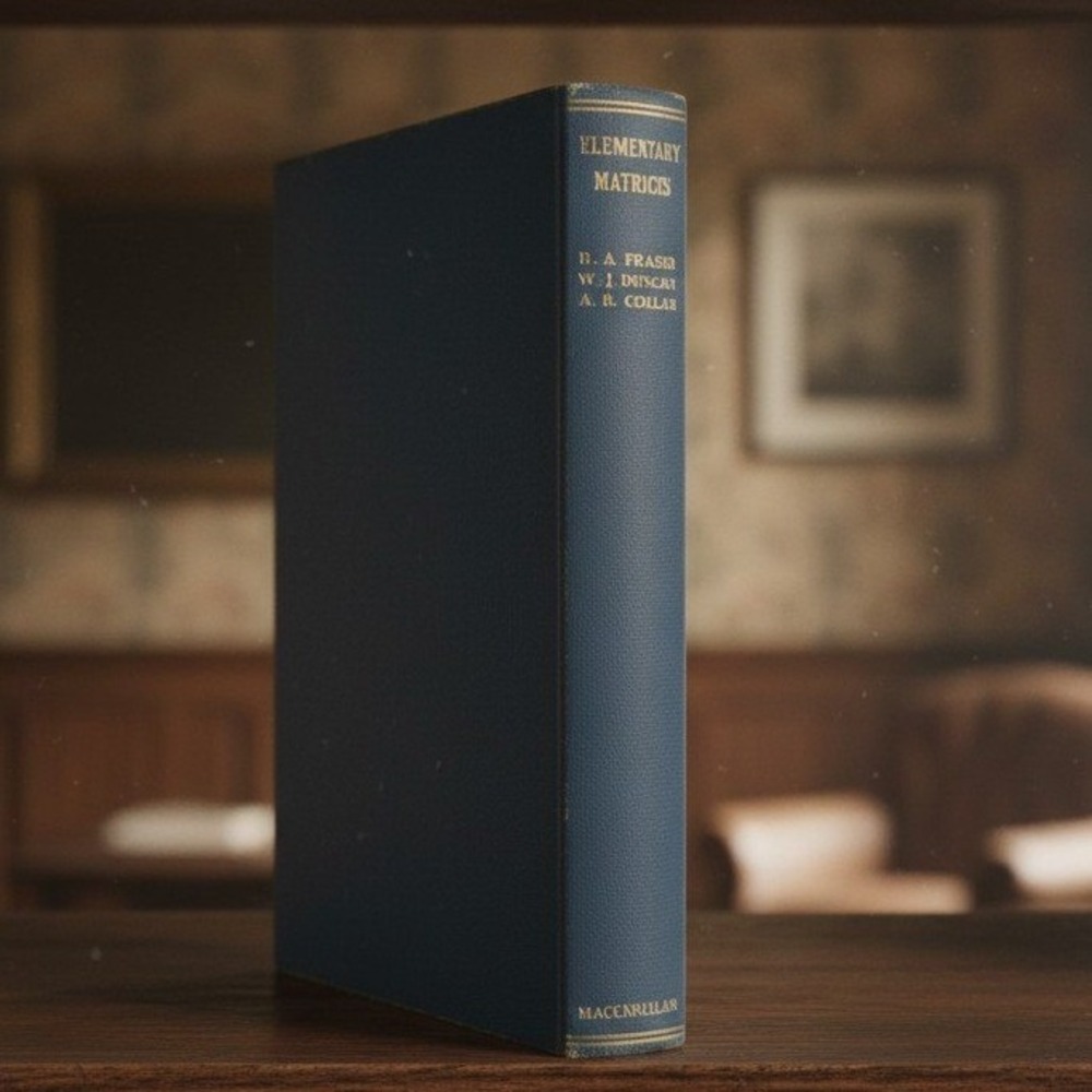 Elementary Matrices Frazer Duncan Collar 1947 Hardcover Math Textbook Macmillan